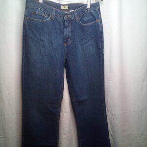 L. L. Bean Jeans 12 Reg Women Straight Leg Blue